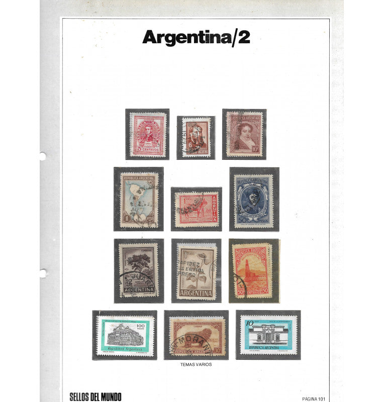 Libro de Estampilla del mundo. Gran enciclopedia de la filatelia